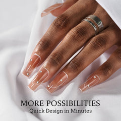 BTArtbox short coffin nails 150pcs for versatile, quick nail art options.