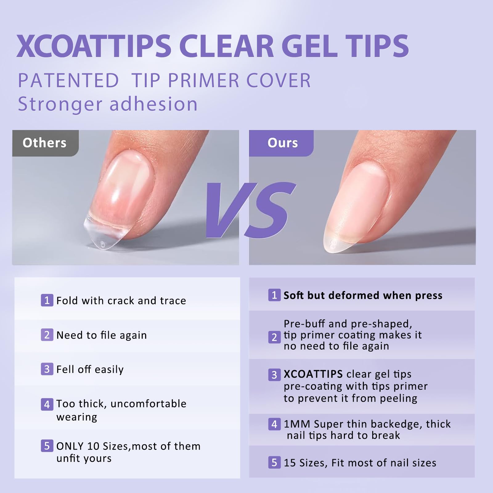 BTArtbox tips fit flat and curved nails with seamless shape