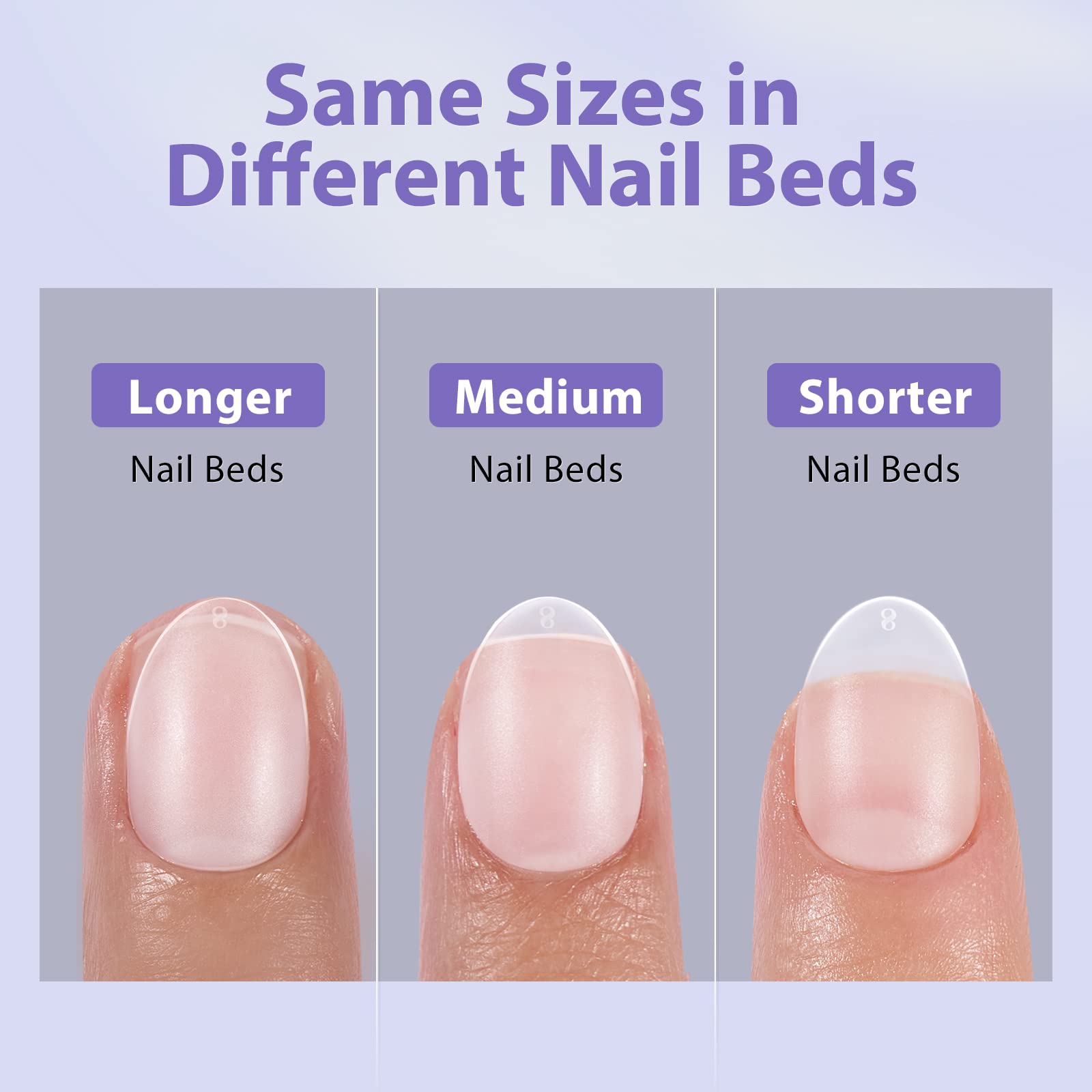 BTArtbox Soft Gel Nail Tips flexibility back edge shows gentle bend for comfort