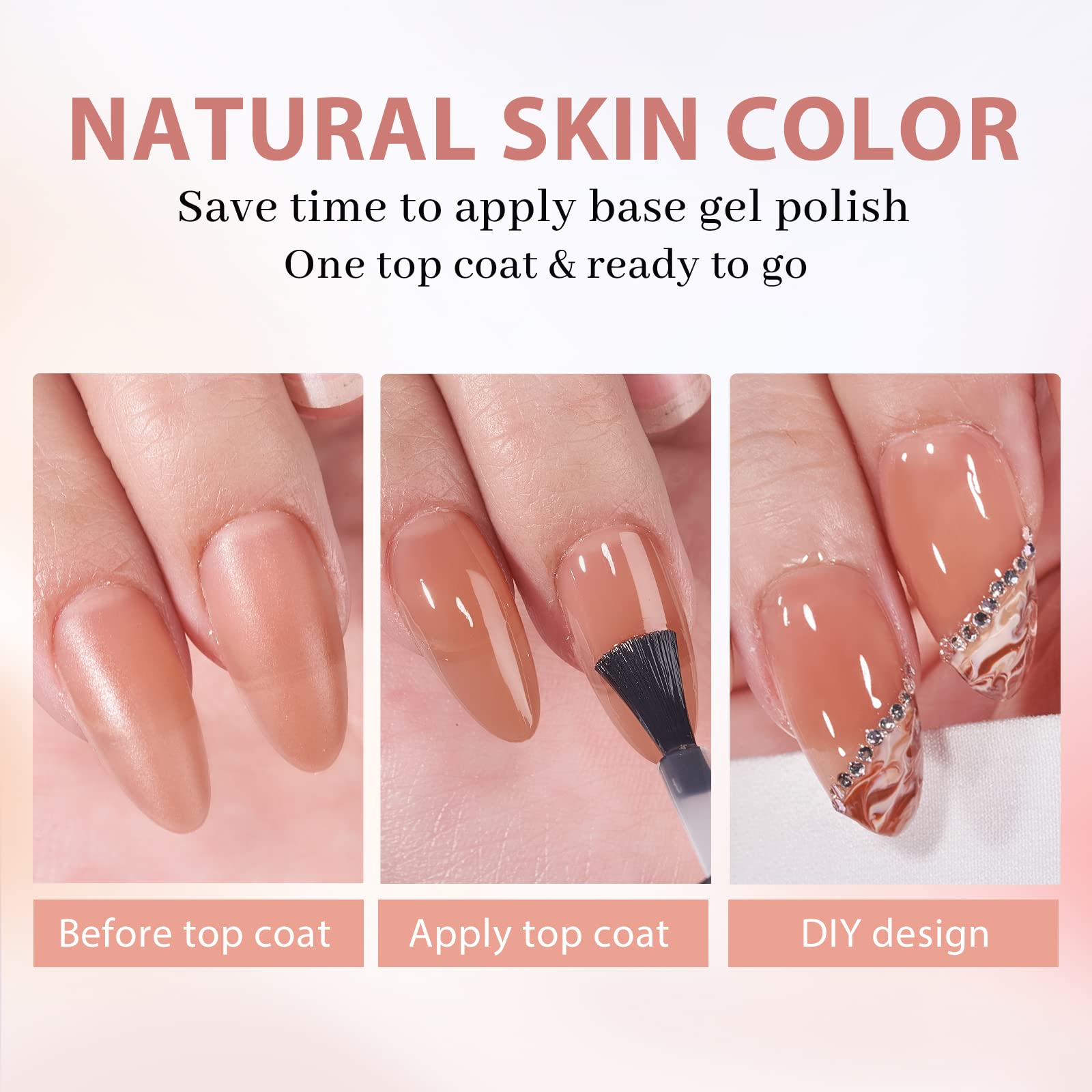 BTArtbox soft gel nails almond tips matte finish for quick, easy application