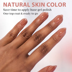 BTArtbox soft gel nails application close-up showing glue-ready back.