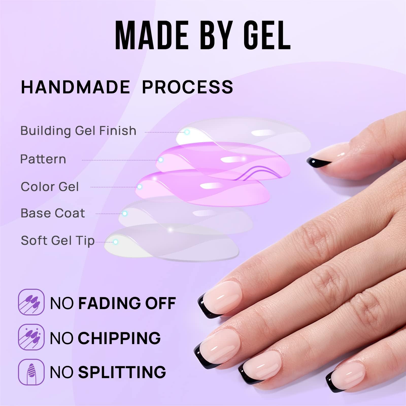 BTArtbox soft gel nails closeup showing natural feel
