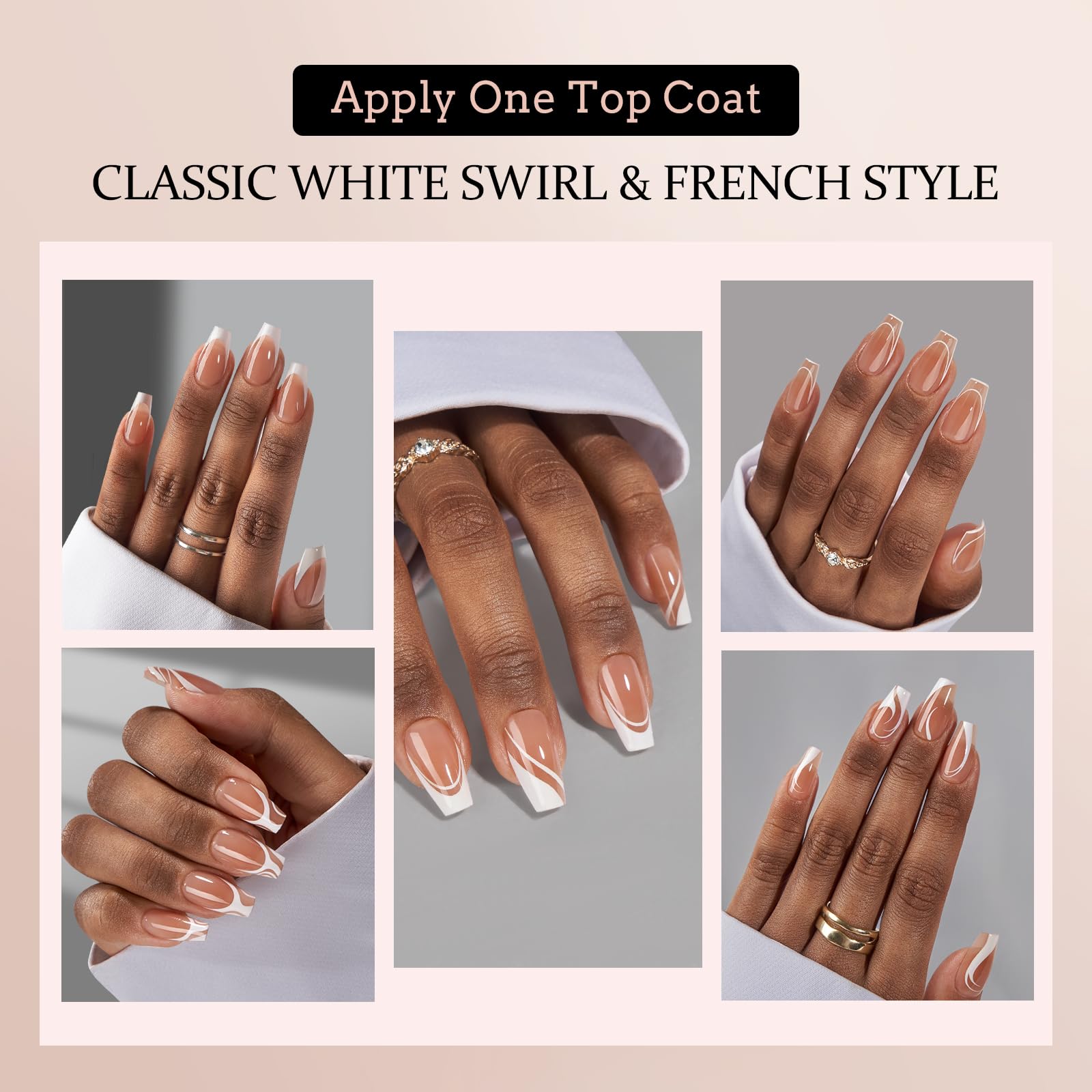 BTArtbox soft gel nails featuring overlayer design for curved and flat nails