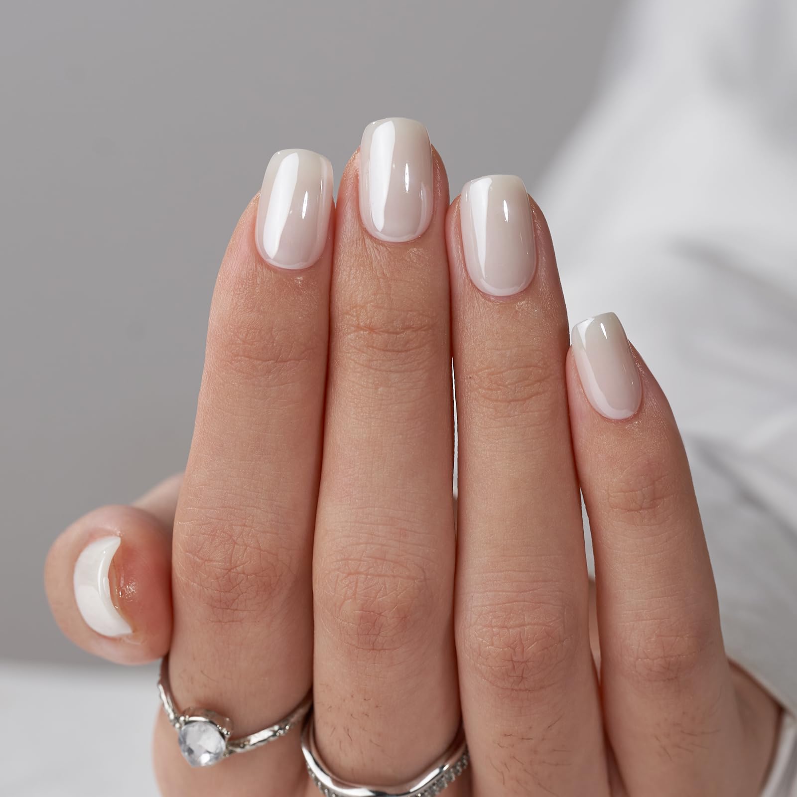 BTArtbox square chrome nails close-up highlights durable, comfortable wear for everyday use.
