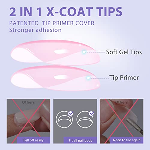 BTArtbox XCOATTIPS matte surface improves adhesion on grease-free nails