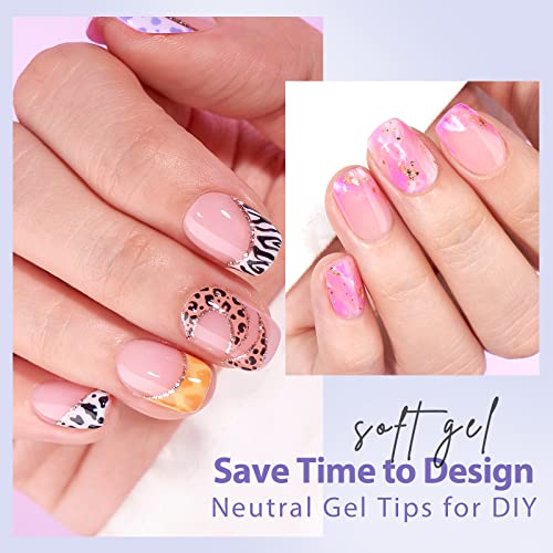 BTArtbox XCOATTIPS soft gel material provides flexible extension with natural finish