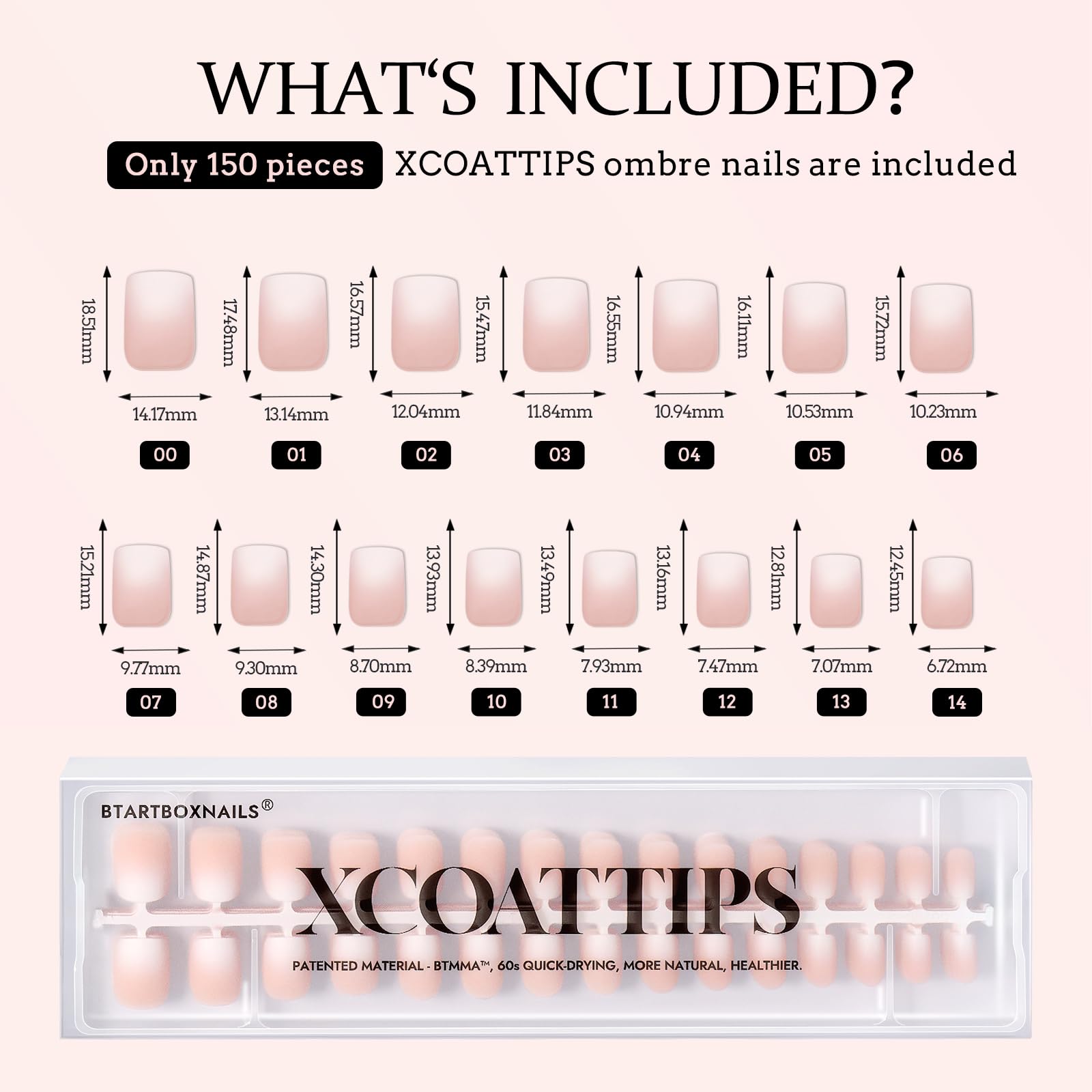 BTArtboxnails acrylic extensions contour nails for natural look from cuticle to edge