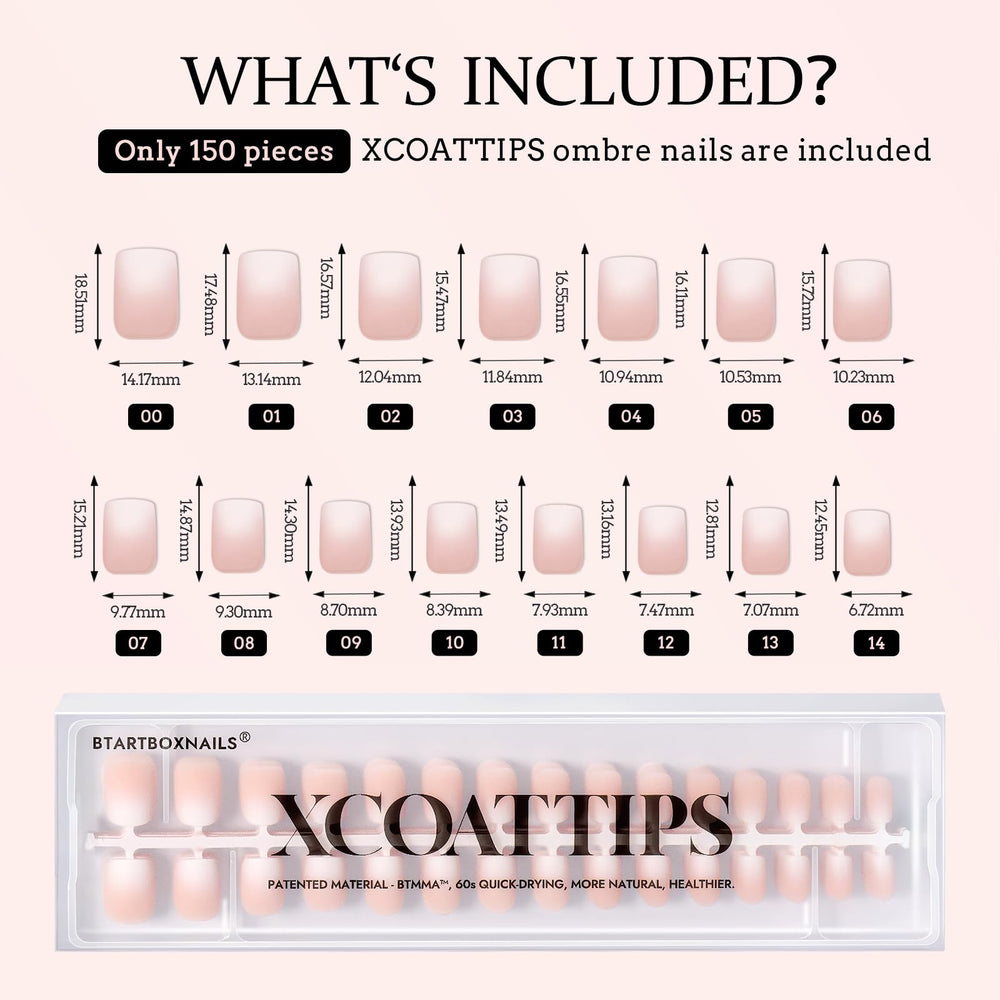 BTArtboxnails acrylic extensions contour nails for natural look from cuticle to edge