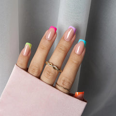 BTArtboxnails brighter pastel soft gel nails featuring pastel tips for a fresh look.