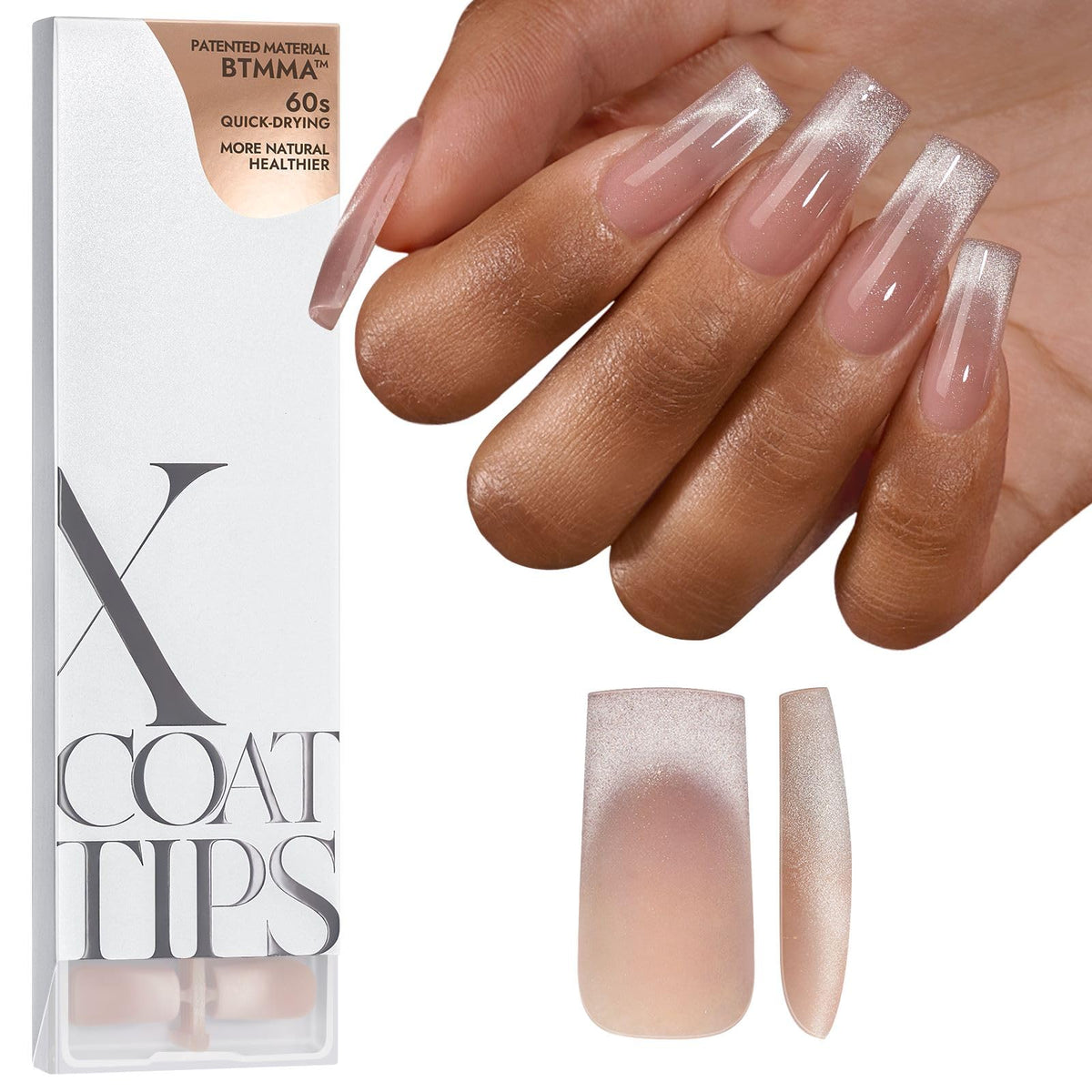 BTArtboxnails cat-eye French tip nails for a shimmering salon-like look