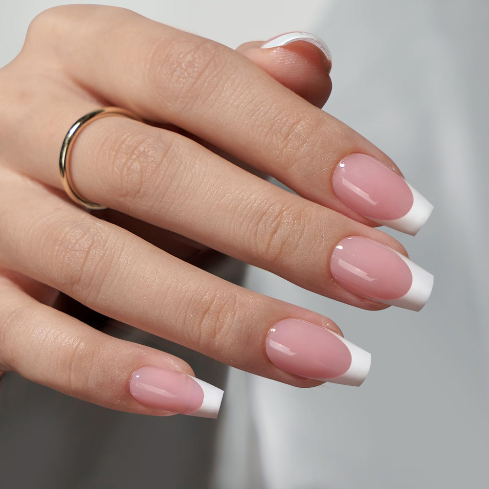 BTArtboxnails closeup of pink French tips for professional-looking nails