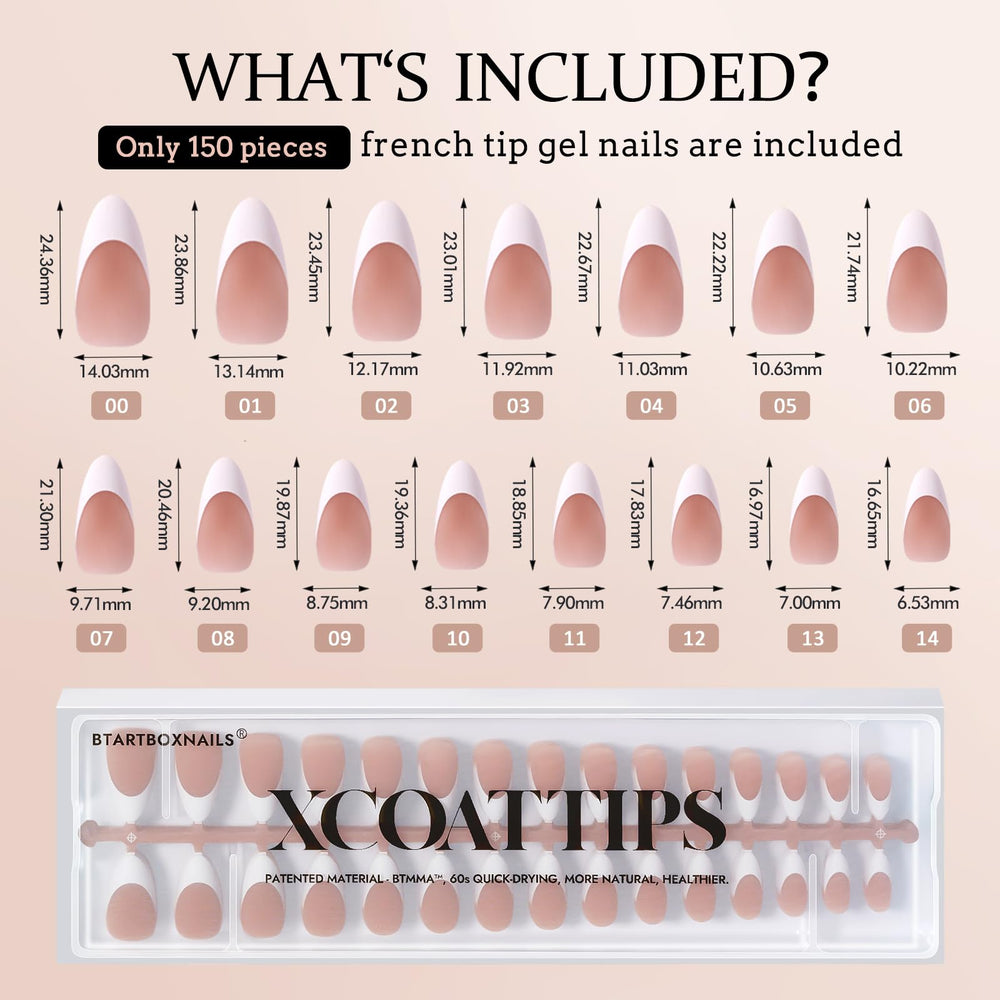 BTArtboxnails comfortable, stinging-free wear on flat or curved nails.