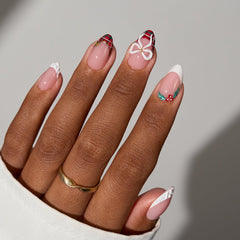 BTArtboxnails French tip design with ombre gradient look for easy artistry.