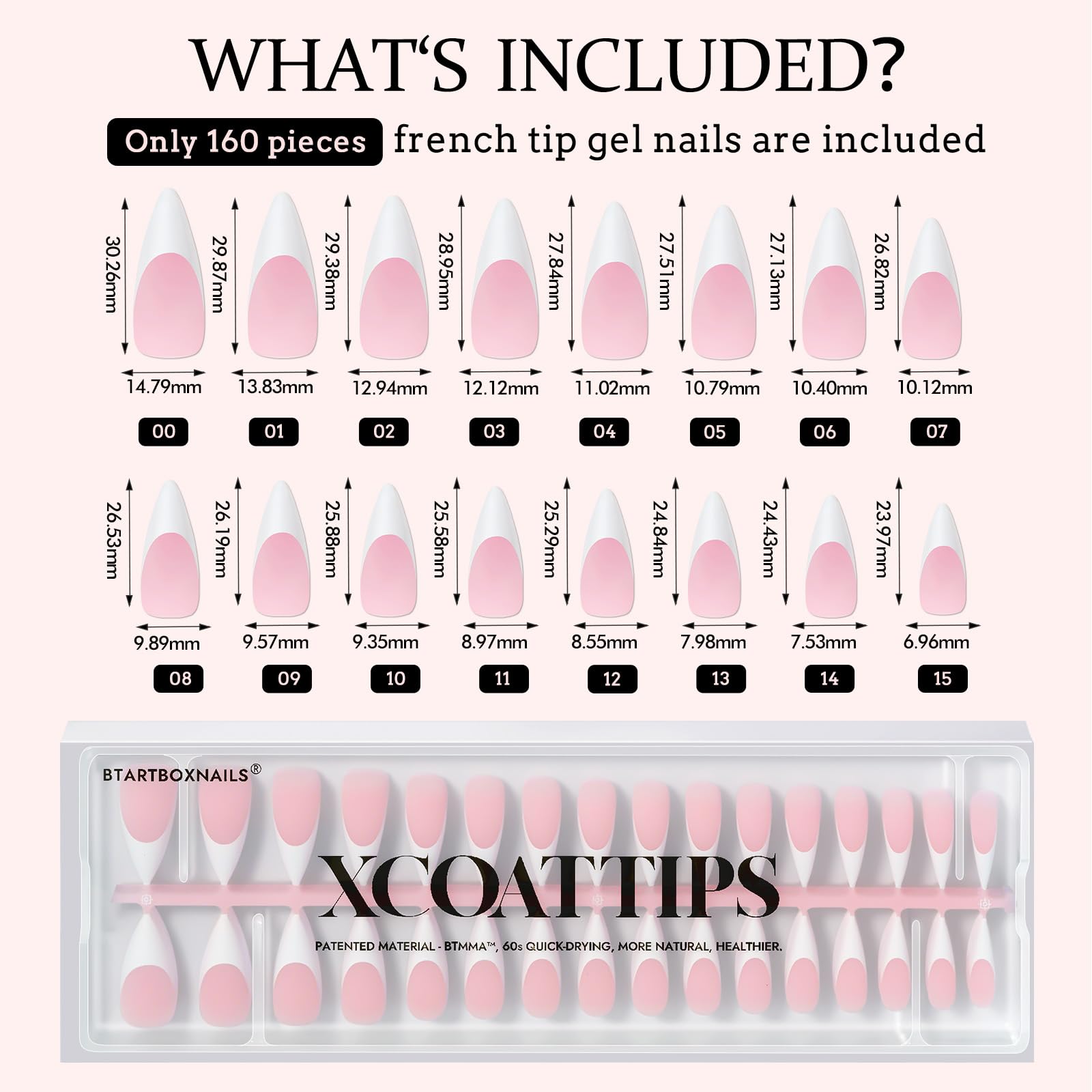 BTArtboxnails hands-on display showing comfortable fit on varied nail shapes.