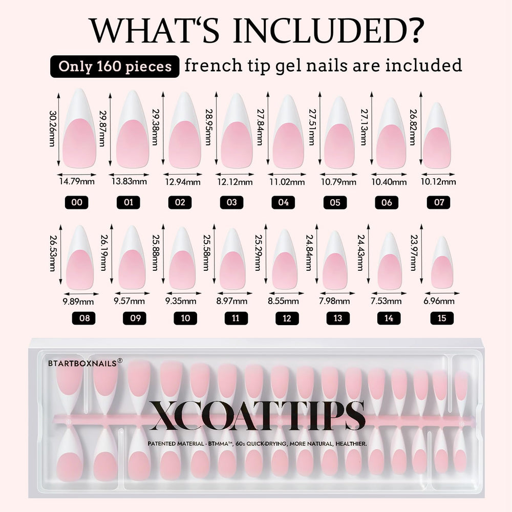 BTArtboxnails hands-on display showing comfortable fit on varied nail shapes.