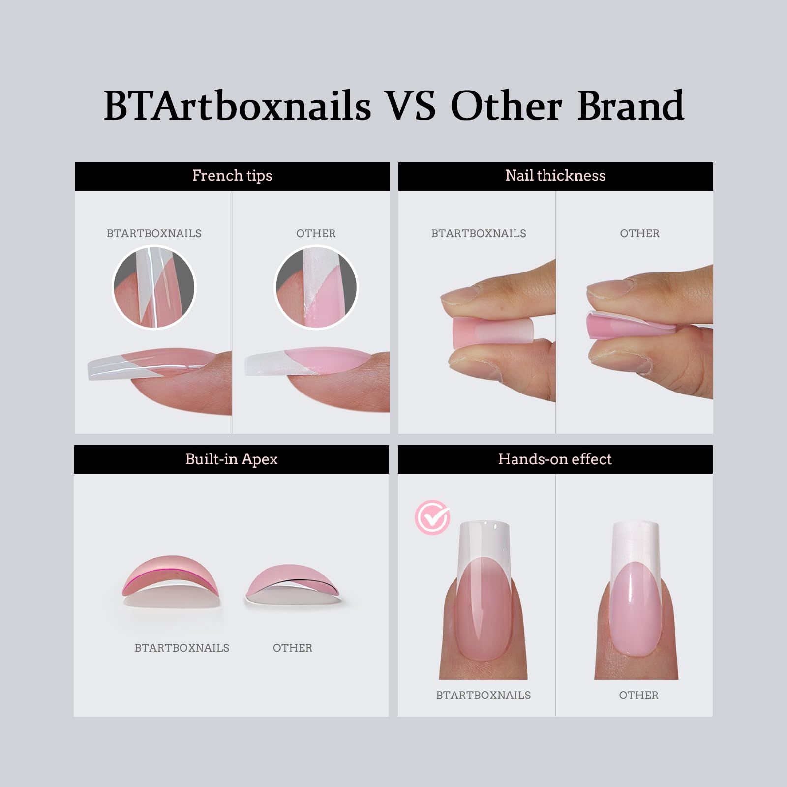 BTArtboxnails Neutral French-Brown nails ideal for minimalist nail art.
