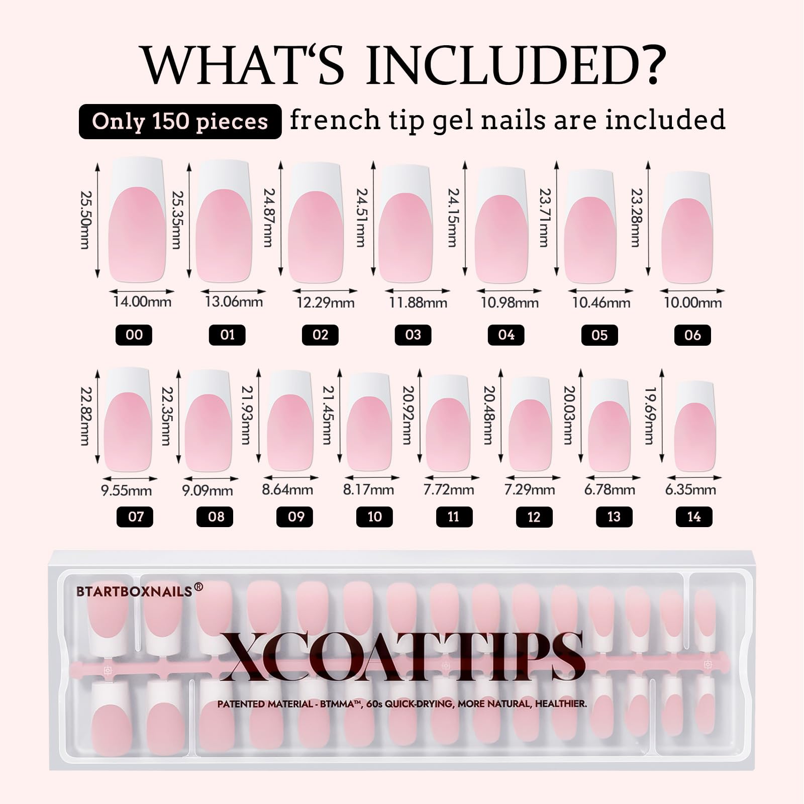 BTArtboxnails pre-applied tip primer and base coat for quick DIY manicure