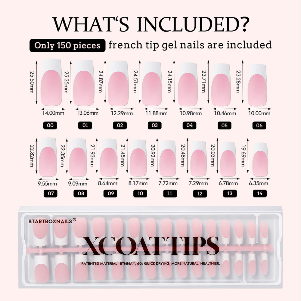 BTArtboxnails pre-applied tip primer and base coat for quick DIY manicure