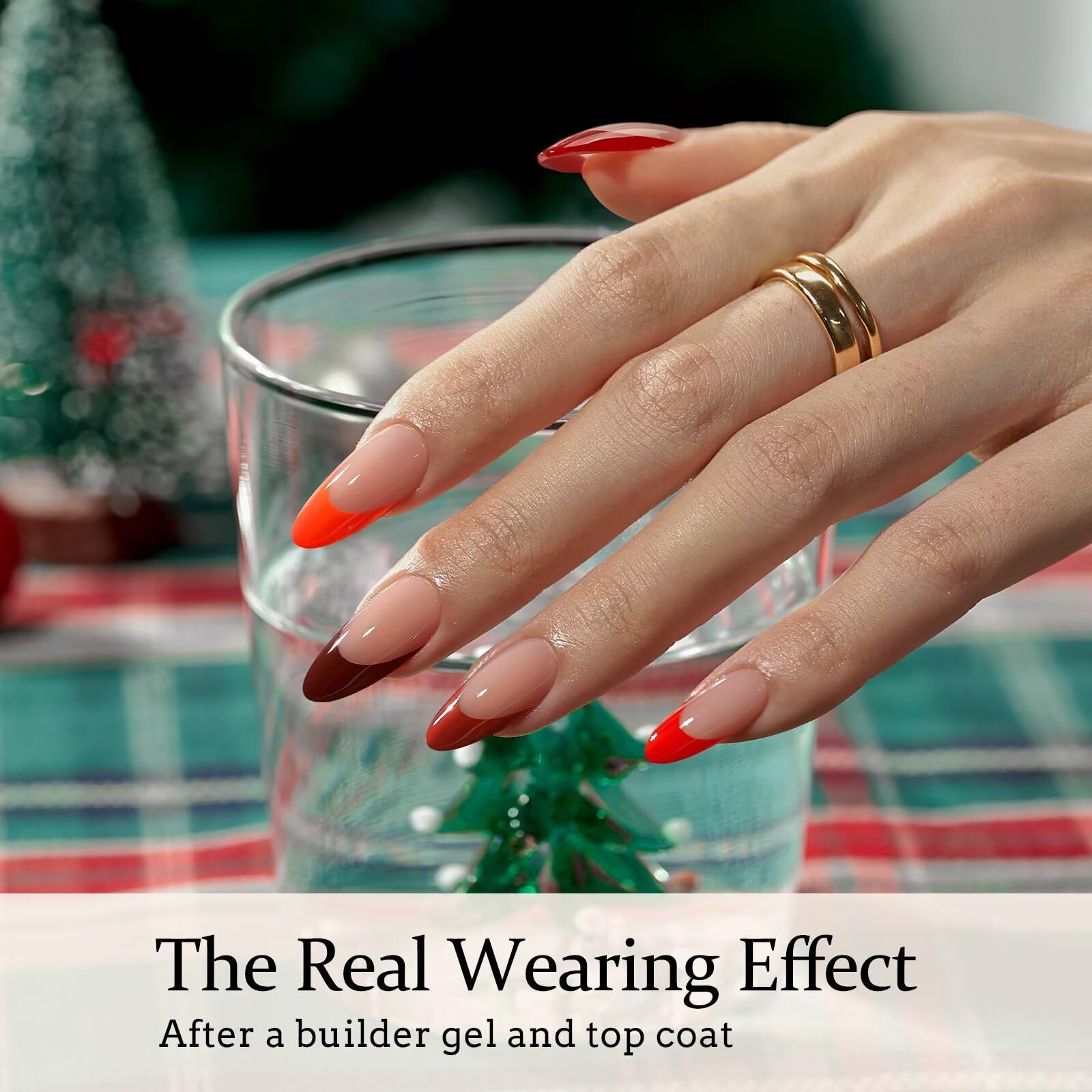 BTArtboxnails soft gel nails close-up for natural look and comfortable wear.