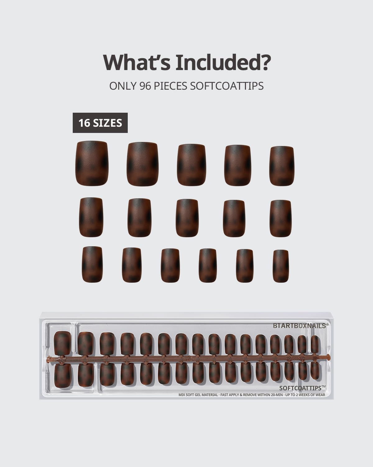 BTArtboxnails softcoat tortoiseshell collection stored in compact pack for easy planning