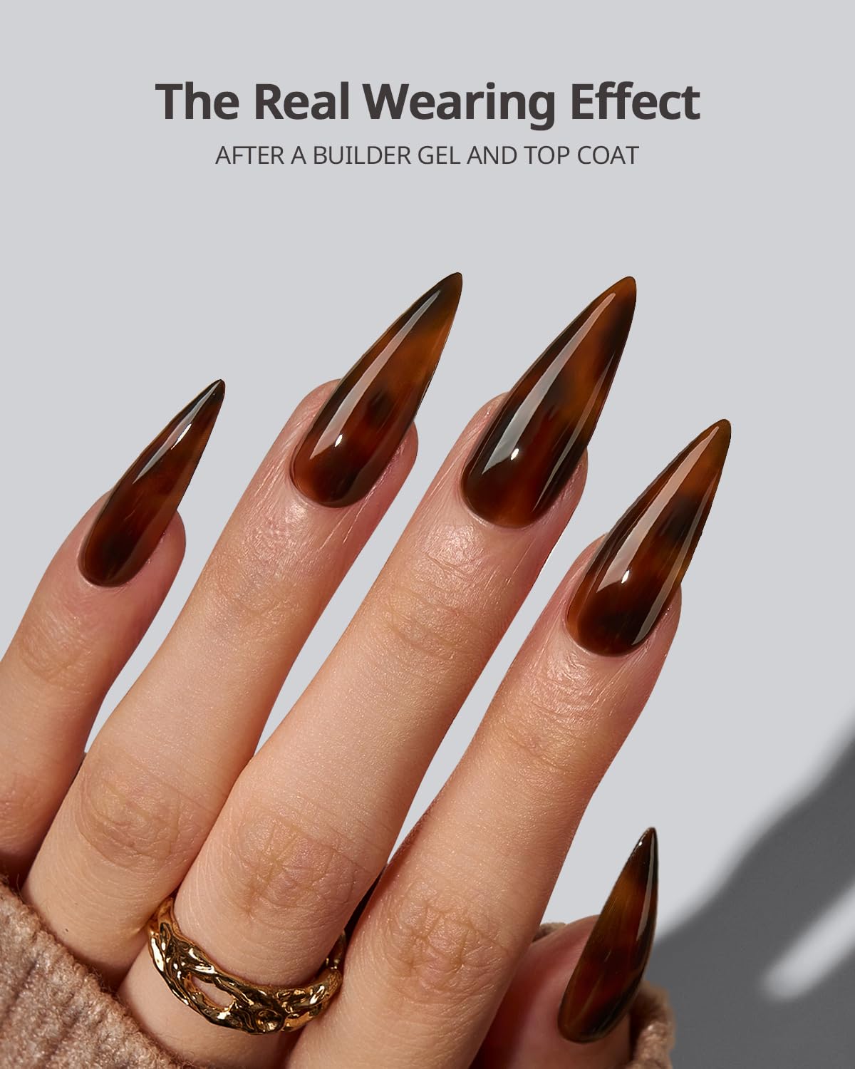 BTArtboxnails SoftCoatTips tortoiseshell long stiletto pack display highlights quick-at-home manicure