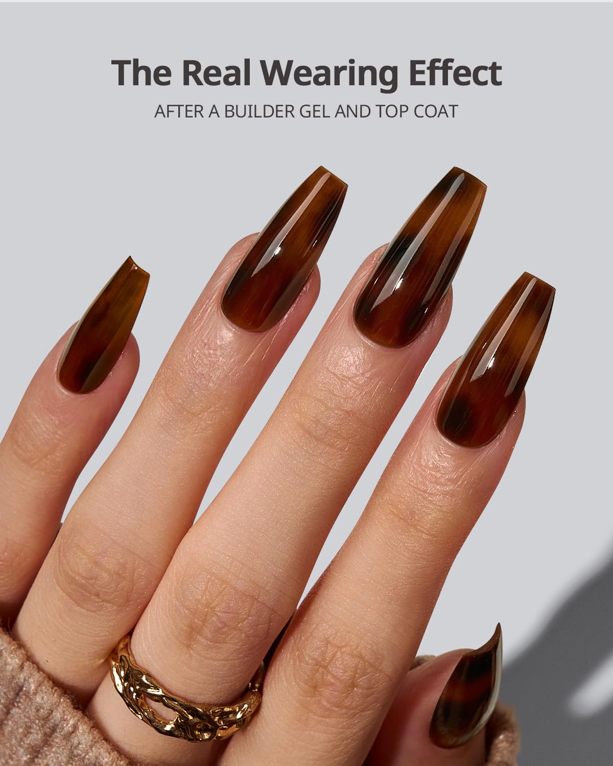 BTArtboxnails SoftCoatTips tortoiseshell coffin medium—slim natural finish for a professional look.