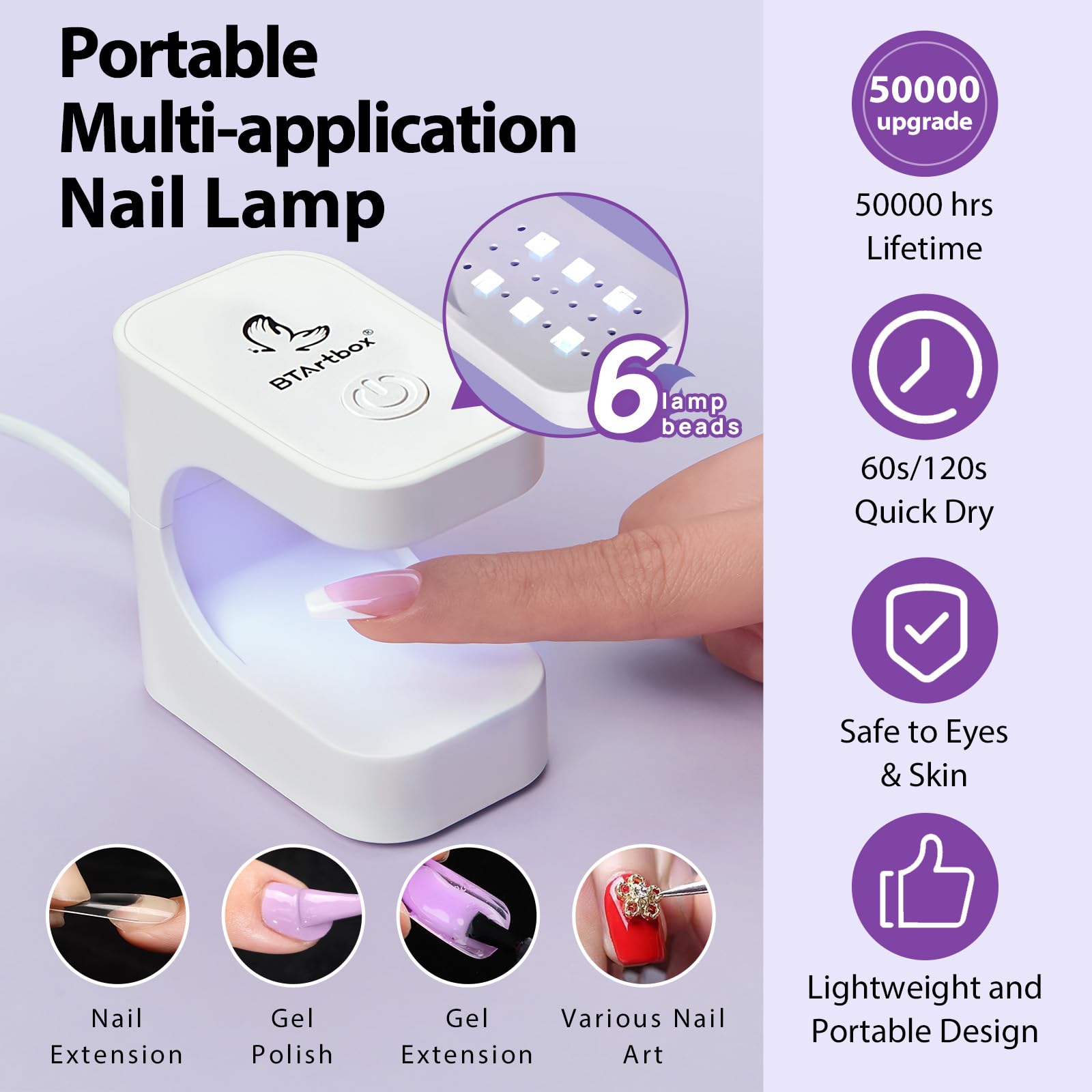 BTArtboxnails vegan cruelty-free formula for safer nail extensions.