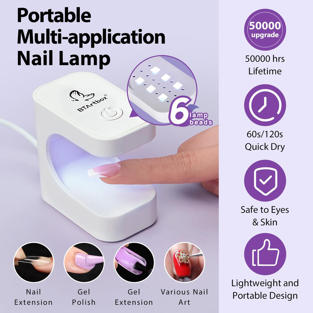 BTArtboxnails vegan cruelty-free formula for safer nail extensions.