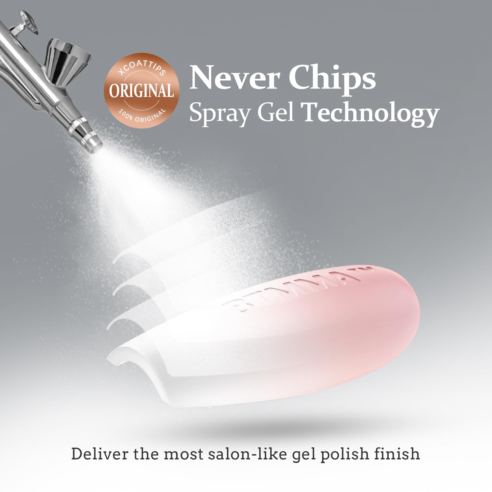 BTArtboxnails XCOATTIPS includes 15 sizes for precise fit from cuticle to edge