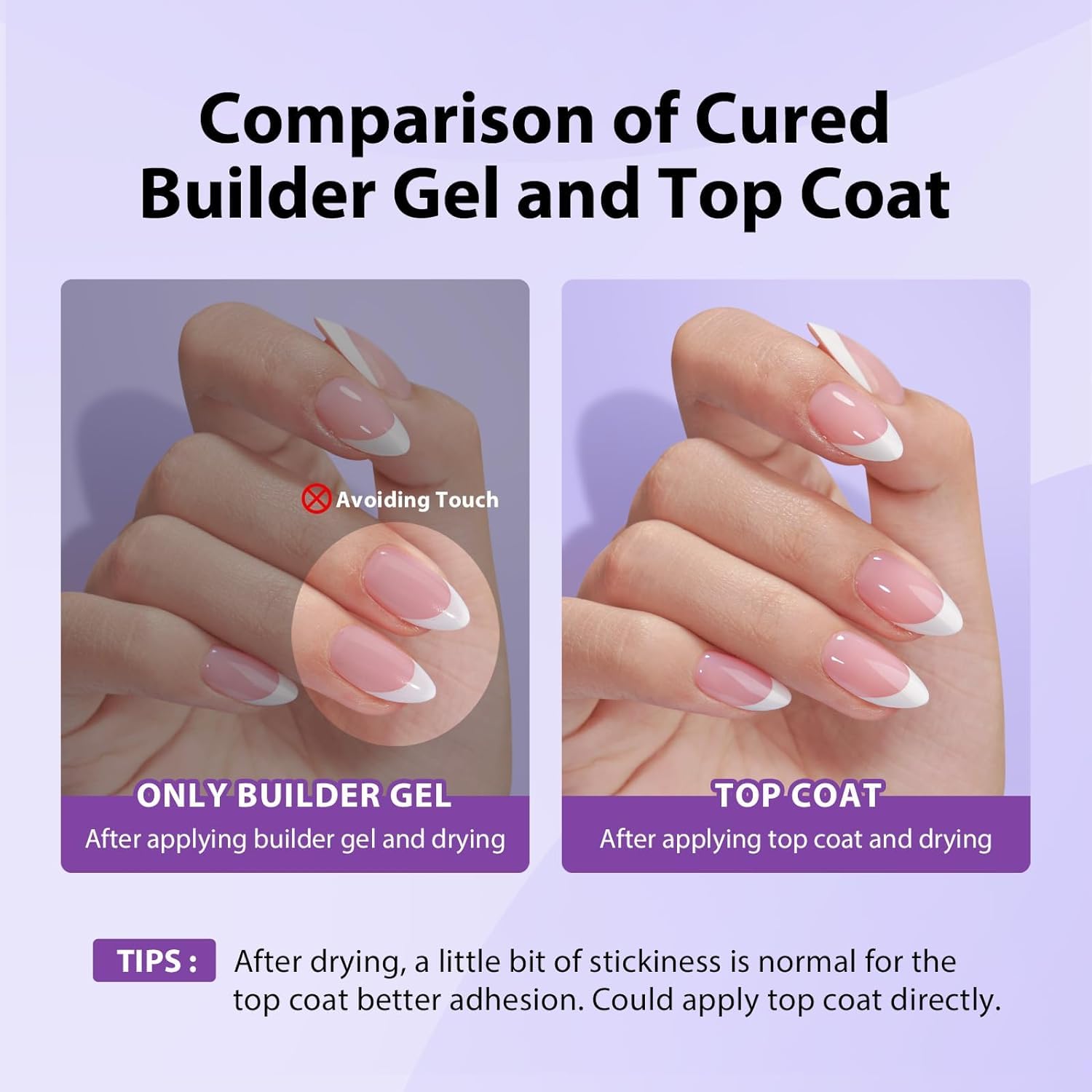 BTArtboxnails XCOATTIPS builder gel application demonstrated for quick, even coverage