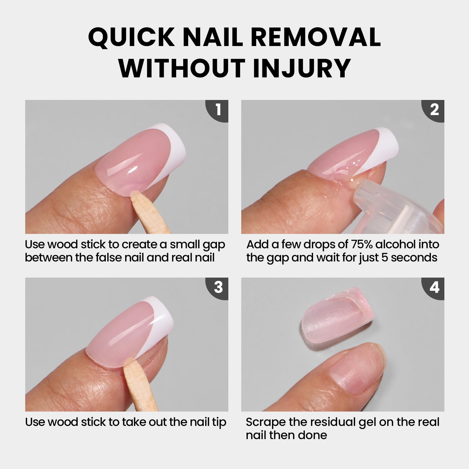 BTArtboxnails XCOATTIPS curing under lamp image showing 45-second cure for adhesion