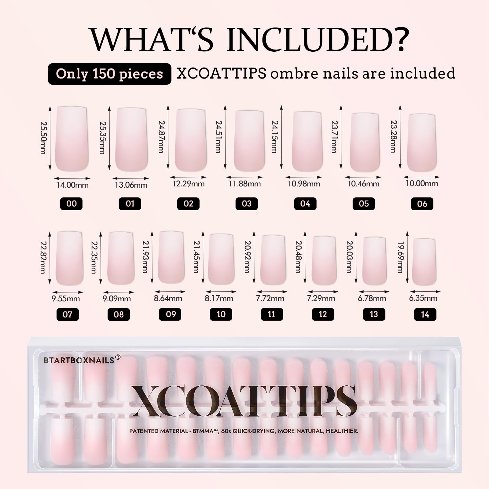 BTArtboxnails XCOATTIPS easy DIY manicure with gradient designs at home
