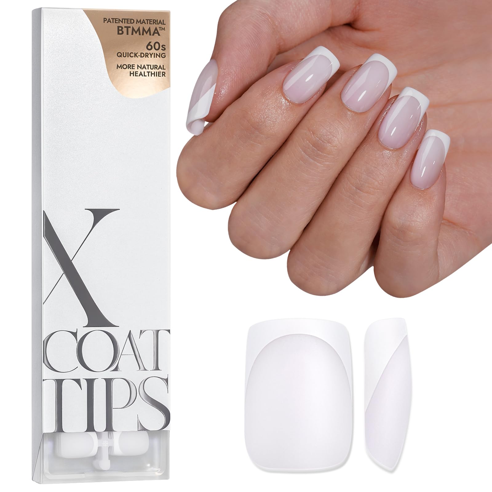 BTArtboxnails XCOATTIPS packaging shows ready-to-use press-on nails for easy gifting