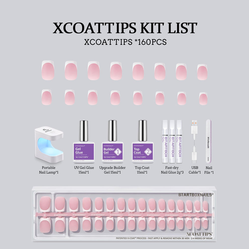 BTArtboxnails XCOATTIPS nail file and buffer for prep