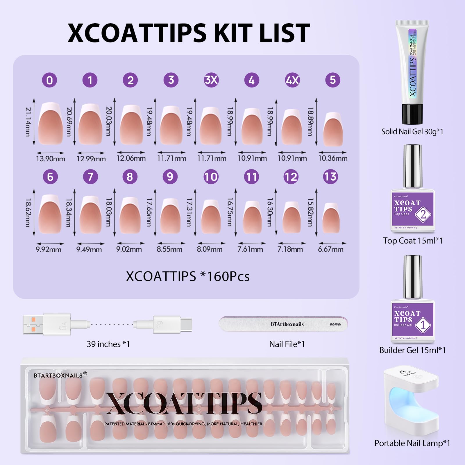 BTArtboxnails XCOATTIPS nail file aids precise shaping and prep
