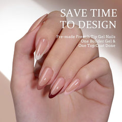BTArtboxNails XCOATTIPS nail gel extensions for durable French tips