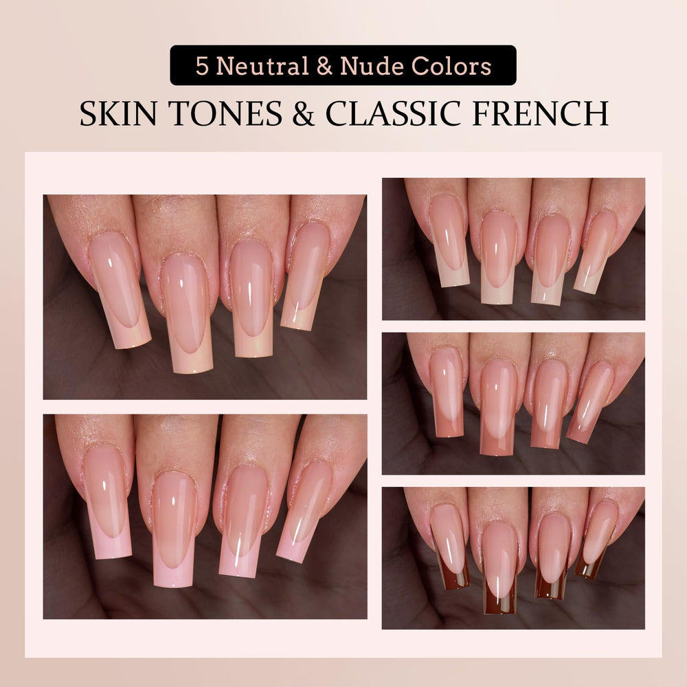 BTArtboxnails XCOATTIPS pre-applied primer and base coat close-up speeds up DIY nails.