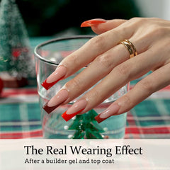 BTArtboxnails XCOATTIPS press-on nails Christmas collection ready for at-home styling.