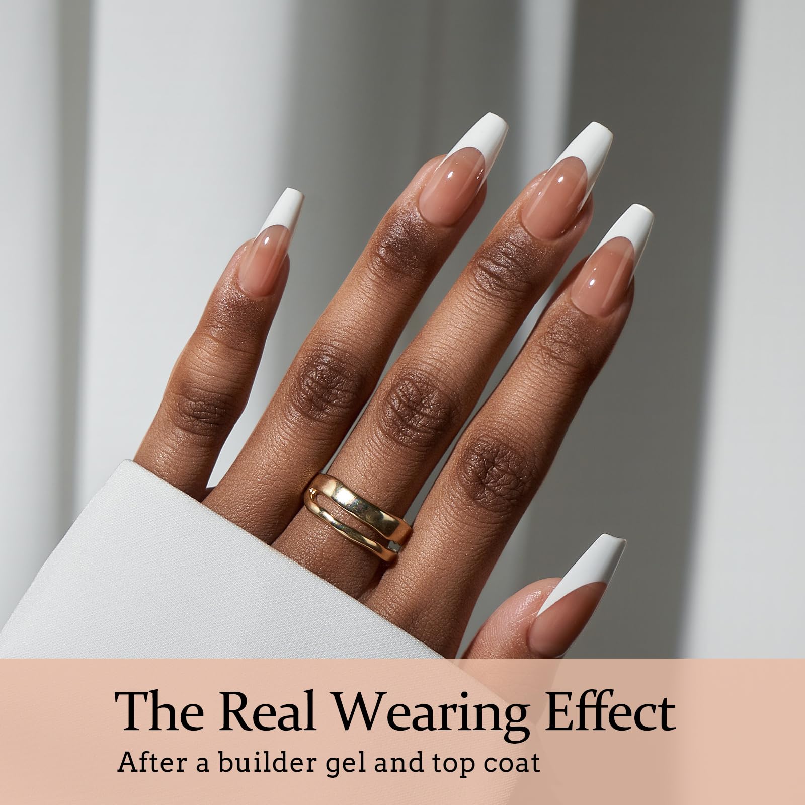 BTARTBOXNAILS XCOATTIPS process shows through tips enabling consistent gel curing.