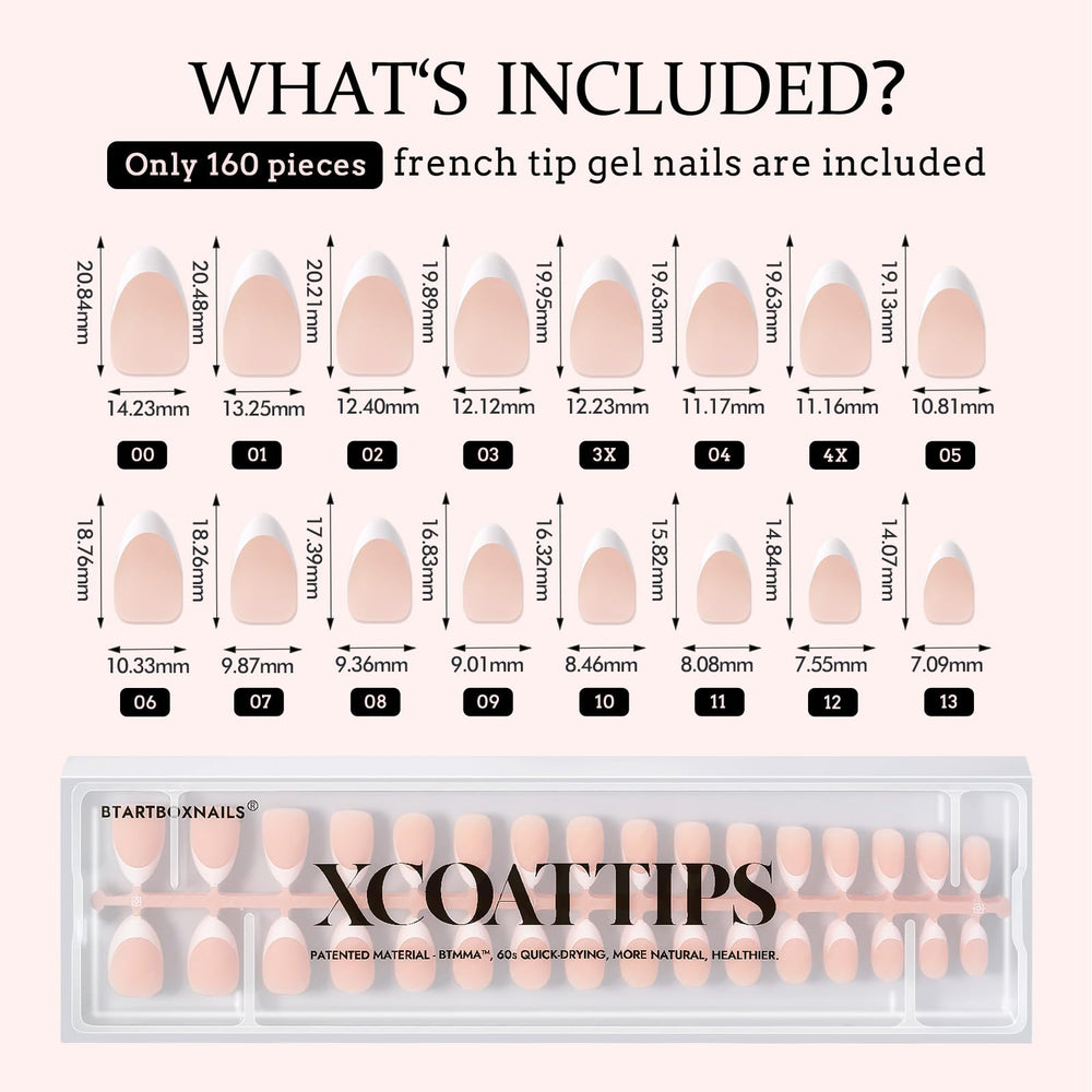 BTArtboxnails XCOATTIPS salon-like results at home with XCOATTIPS set