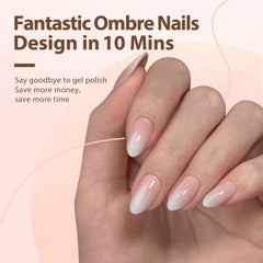 BTArtboxnails XCOATTIPS short almond nails ready-to-wear extension with quick manicure options