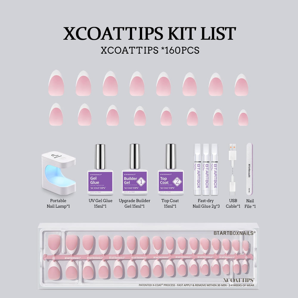 BTArtboxnails XCOATTIPS top coat seals a smooth finish