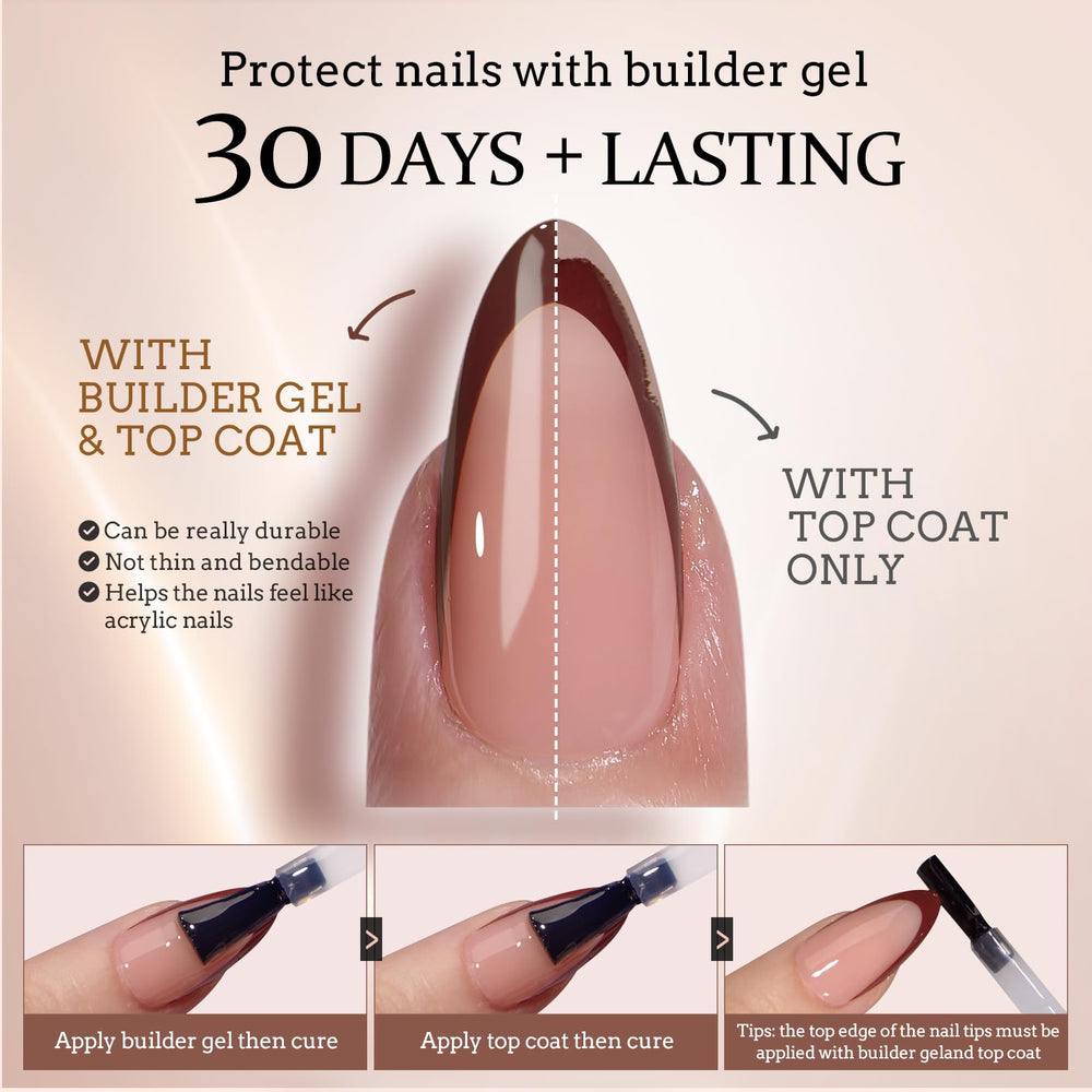 BTArtboxnails XCOATTIPS UV-curing through tip close-up for efficient gel application.