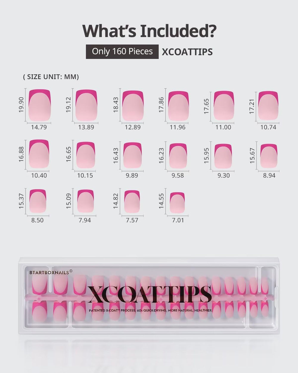 BTArtboxnails XCOATTIPS X-COAT technology enables UV curing for ombré designs