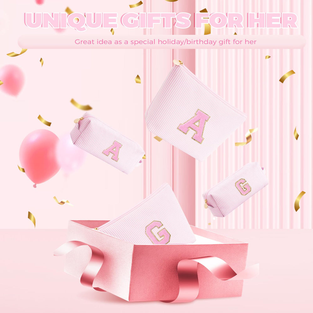 Btffitting pink travel-friendly pouch keeps beauty items organized on the go.