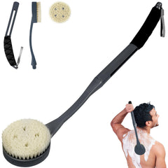 BTideas back brush long-handle shower reach and cleanse back areas