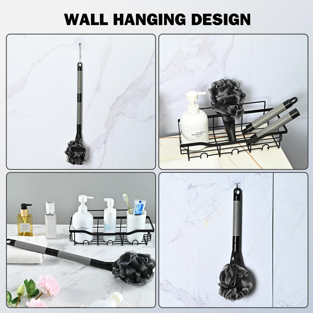 BTideas lanyard-ready hanging design keeps your shower tool neatly stored