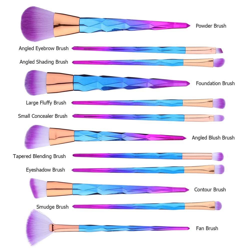BTYMS 12-piece eyebrow brush image showcasing shaping control