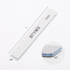 BTYMS nail file set 50-count dispensing display for professional use