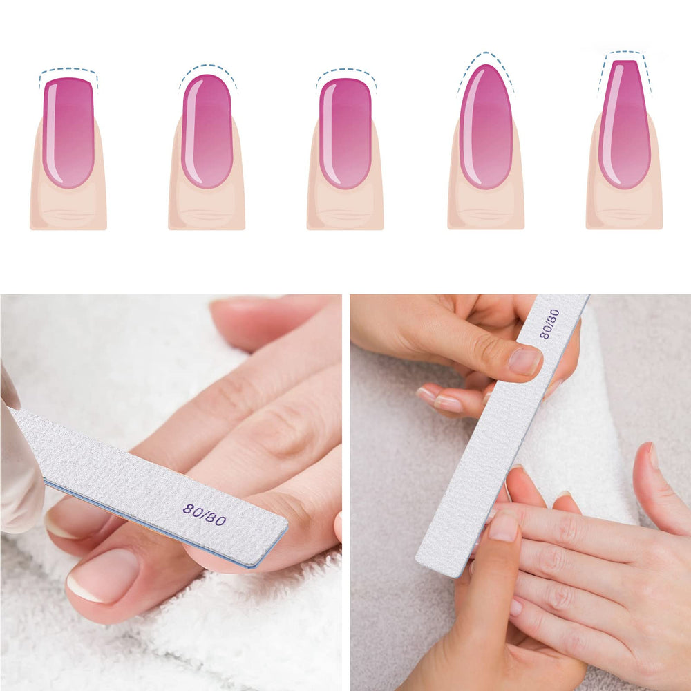 BTYMS professional salon nail files pack supports high-volume service